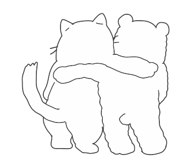 fluffy-white-friends messages sticker-1