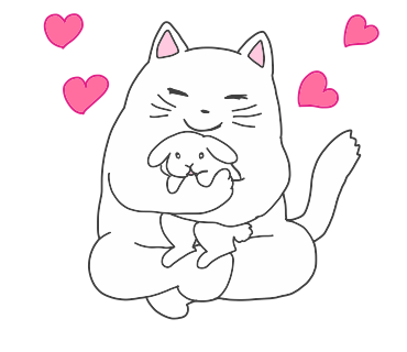 fluffy-white-friends messages sticker-8