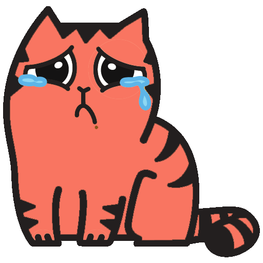Red Pu The Amazing Cat Sticker messages sticker-10