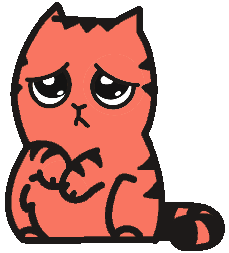 Red Pu The Amazing Cat Sticker messages sticker-5