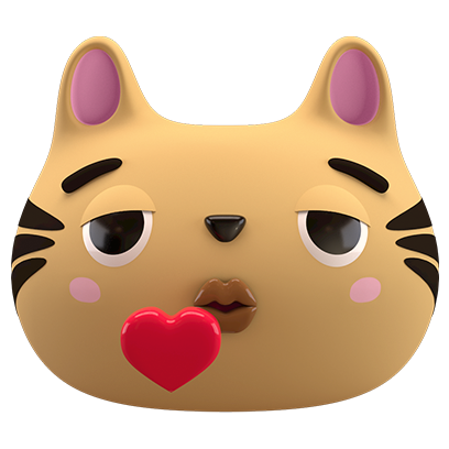 Max - 3D Cat Sticker Pack messages sticker-5