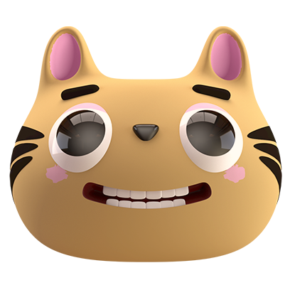 Max - 3D Cat Sticker Pack messages sticker-10