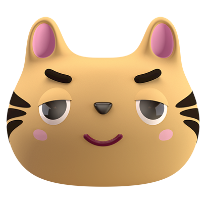 Max - 3D Cat Sticker Pack messages sticker-1