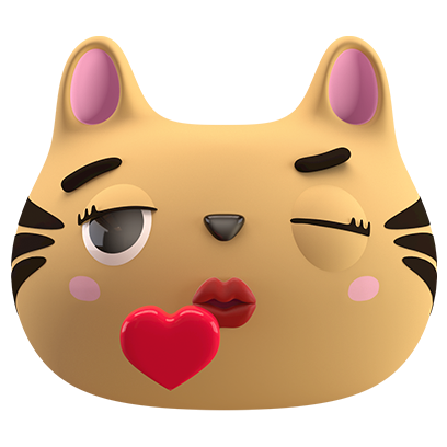 Max - 3D Cat Sticker Pack messages sticker-4