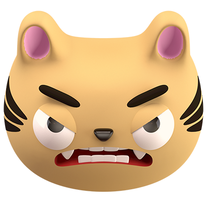 Max - 3D Cat Sticker Pack messages sticker-7
