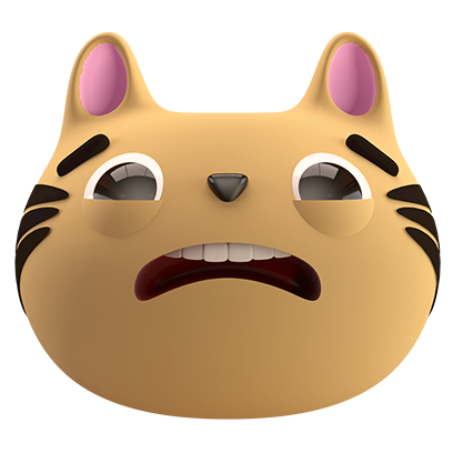 Max - 3D Cat Sticker Pack messages sticker-9