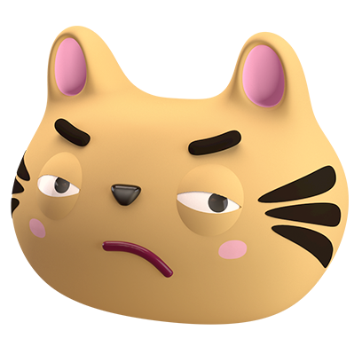 Max - 3D Cat Sticker Pack messages sticker-11