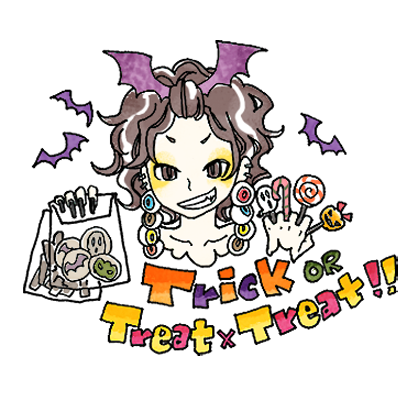 スーパーねねにゃん ハロウィンステッカー messages sticker-6