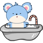 Happy koala sticker messages sticker-5