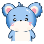 Happy koala sticker messages sticker-9