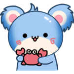 Happy koala sticker messages sticker-2