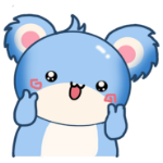 Happy koala sticker messages sticker-1