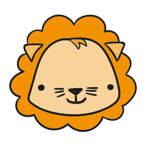 Lion cute emoji messages sticker-4