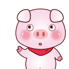 Pink Pig messages sticker-4