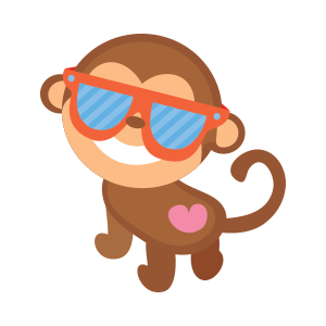 funny monkey sticker 2019 messages sticker-1