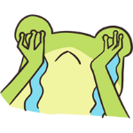 Cute frog sticker messages sticker-3