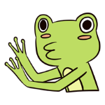 Cute frog sticker messages sticker-11
