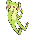 Cute frog sticker messages sticker-5