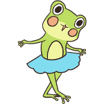 Cute frog sticker messages sticker-1