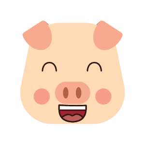 pig cute emoji face messages sticker-1