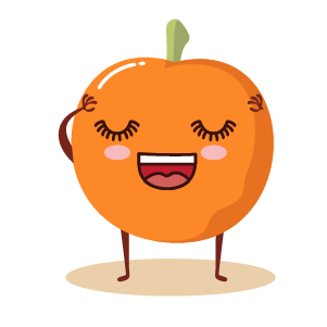 oranges fruit emoji 2019 messages sticker-8