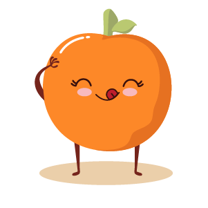 oranges fruit emoji 2019 messages sticker-6