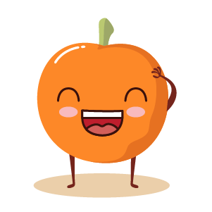 oranges fruit emoji 2019 messages sticker-7