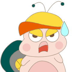 有只蜗牛贴纸-iMessage messages sticker-7