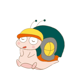 有只蜗牛贴纸-iMessage messages sticker-2