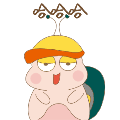 有只蜗牛贴纸-iMessage messages sticker-5