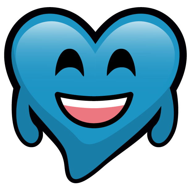 Blue Hearts stickers messages sticker-2