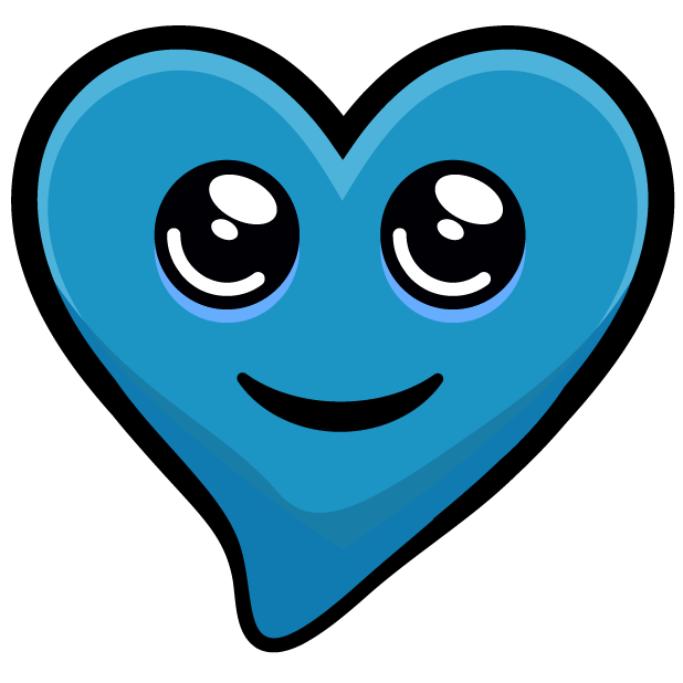 Blue Hearts stickers messages sticker-11