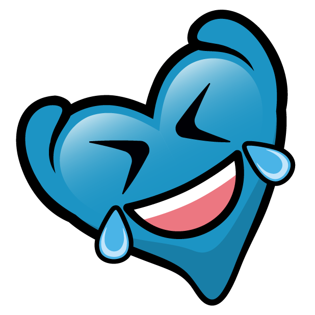 Blue Hearts stickers messages sticker-7