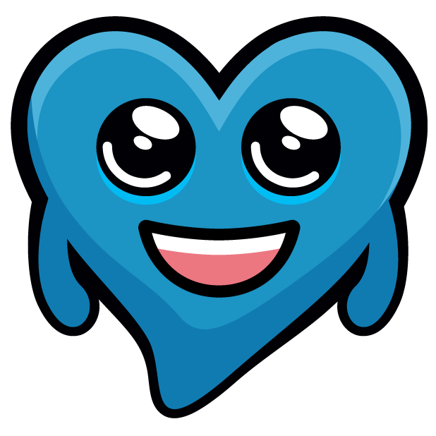Blue Hearts stickers messages sticker-0