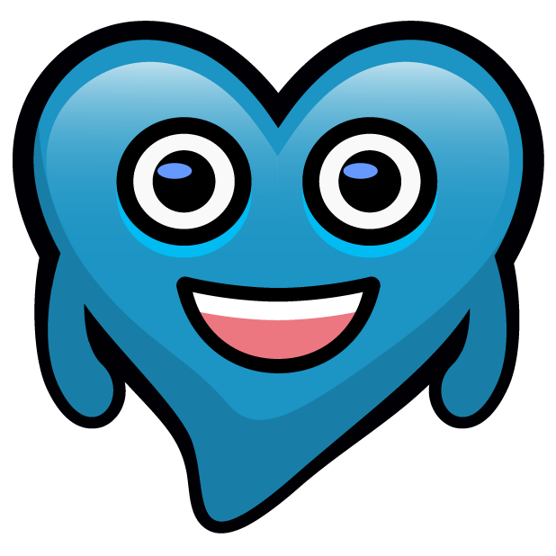 Blue Hearts stickers messages sticker-1