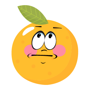 Orange stickers app 2020 messages sticker-6
