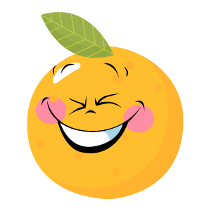 Orange stickers app 2020 messages sticker-1