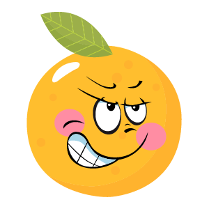 Orange stickers app 2020 messages sticker-8
