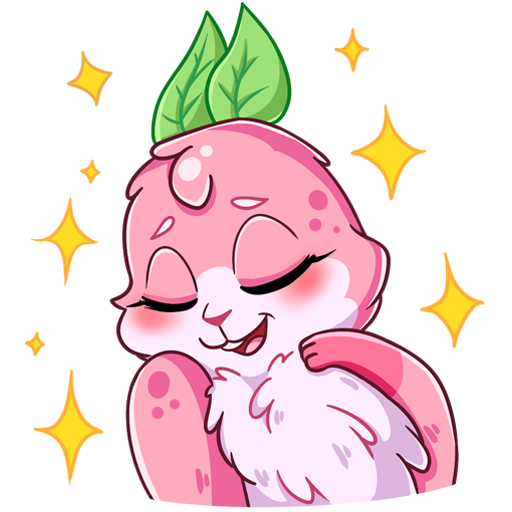 Pinky The Bunny For iMessages messages sticker-2