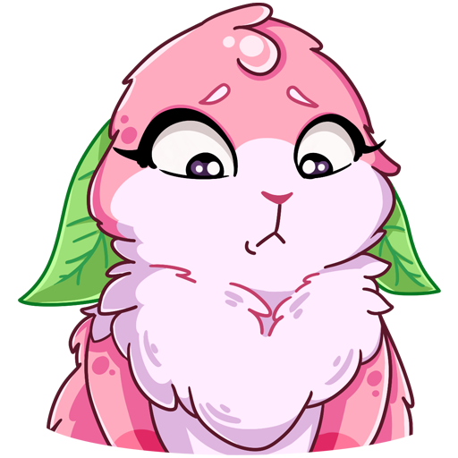 Pinky The Bunny For iMessages messages sticker-9