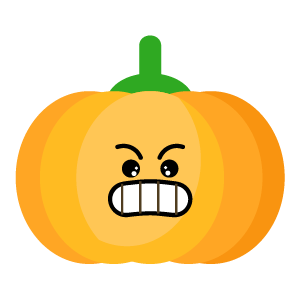 Red pumpkin emoji 2019 messages sticker-1