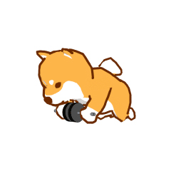 Fitness schattige hond messages sticker-2