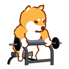 Fitness schattige hond messages sticker-4