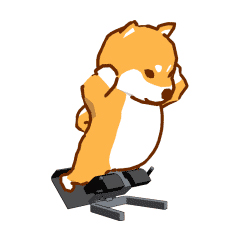 Fitness schattige hond messages sticker-0