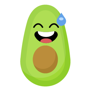 fruits green emoji sticker messages sticker-4