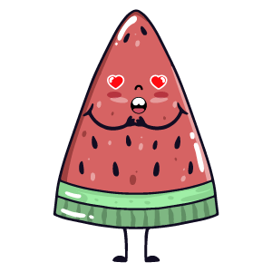 watermelon say stickers messages sticker-9