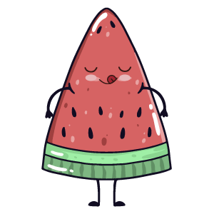 watermelon say stickers messages sticker-5