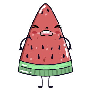 watermelon say stickers messages sticker-7