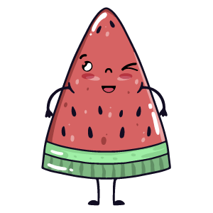 watermelon say stickers messages sticker-1