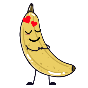 banana funny sticker app messages sticker-2